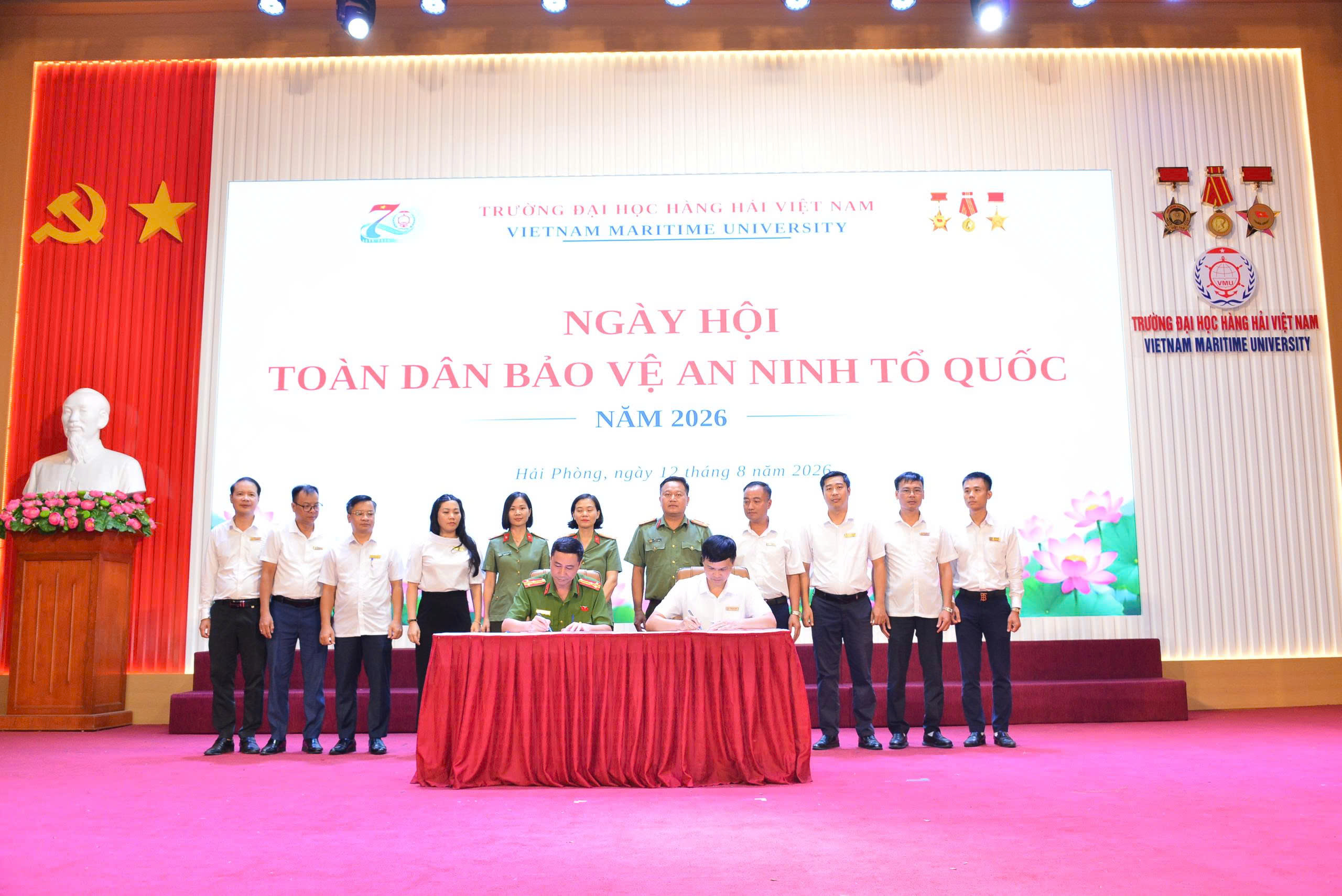 Trường Đại học Hàng hải Việt Nam tổ chức Ngày hội toàn dân bảo vệ an ninh Tổ quốc năm 2026